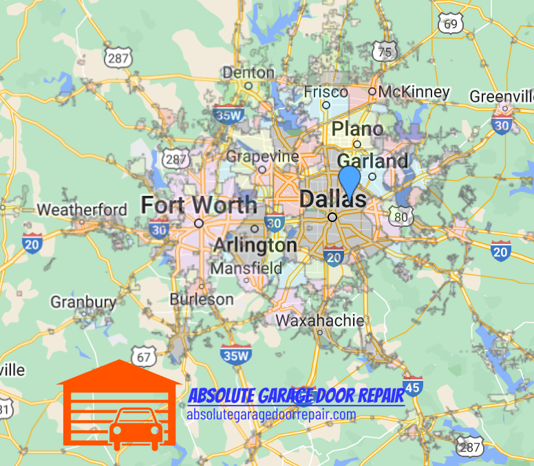 absolutegaragedoorrepair.com_dallas_fort_worth_metro_map